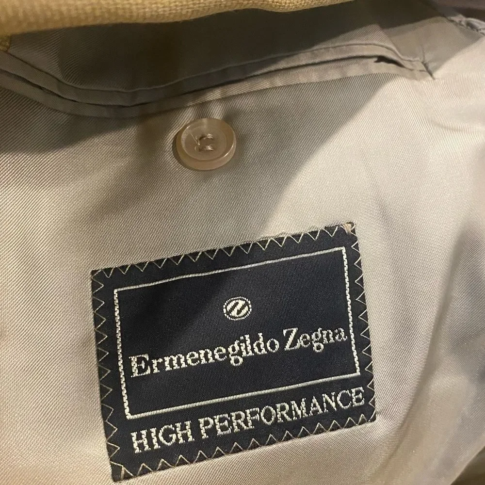 Vintage Wool Ermenegildo Zegna High Performance Mens Sport Suit Jacket